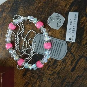 Breast cancer jewelry bundle